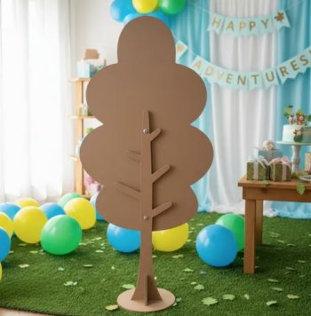 Painel  Arvore 1.50 Cm Mdf Pegue E Monte