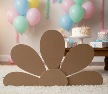 Painel Flor Margarida media em mdf