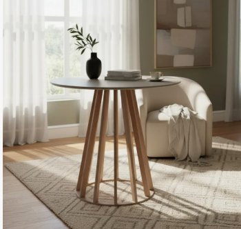 Mesa Ripada Pequena madeira pinus tampo mdf 9 mm