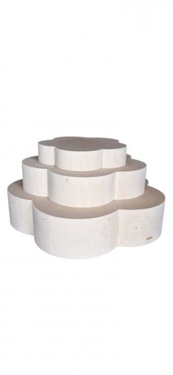 Trio de palco flor margarida mdf