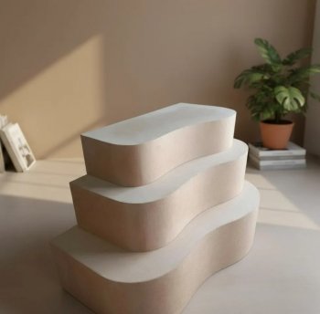 Palco desconstruído orgânico decoração festa